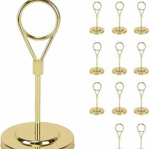 Gold Table Place Card Holders